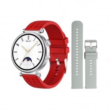 Σετ Smartwatch με 2 λουράκια - Z01 Mini - 064953 - Red