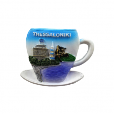 Tουριστικό μαγνητάκι Souvenir – Σετ 12pcs - Resin Magnet - Thessaloniki - 678155