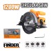 Δισκοπρίονο χειρός - 1200W - Finder - 198400