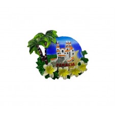 Tουριστικό μαγνητάκι Souvenir – Σετ 12pcs - Resin Magnet - Paralia - 678118