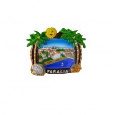 Tουριστικό μαγνητάκι Souvenir – Σετ 12pcs - Resin Magnet - Paralia - 678112