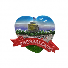 Tουριστικό μαγνητάκι Souvenir – Σετ 12pcs - Resin Magnet - Thessaloniki - 678136