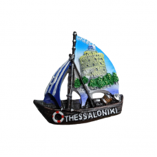 Tουριστικό μαγνητάκι Souvenir – Σετ 12pcs - Resin Magnet - Thessaloniki - 678153