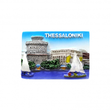 Tουριστικό μαγνητάκι Souvenir – Σετ 12pcs - Resin Magnet - Thessaloniki - 678151