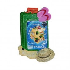 Τουριστικό μαγνητάκι Souvenir - Σετ 12pcs - Thassos - 678415