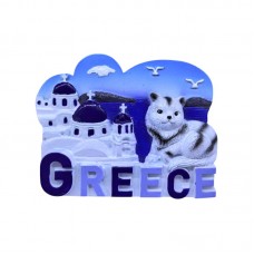 Τουριστικό μαγνητάκι Souvenir - Σετ 12pcs - Greece - 678446