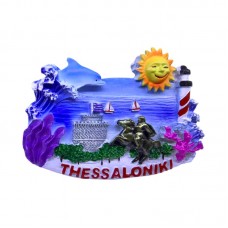 Τουριστικό μαγνητάκι Souvenir - Σετ 12pcs - Thessaloniki - 678435