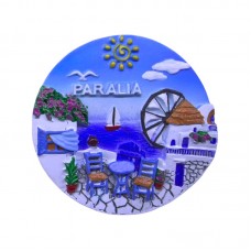 Τουριστικό μαγνητάκι Souvenir - Σετ 12pcs - Paralia - 678424