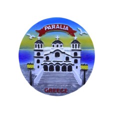 Τουριστικό μαγνητάκι Souvenir - Σετ 12pcs - Paralia - 678417