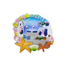 Tουριστικό μαγνητάκι Souvenir – Σετ 12pcs - Resin Magnet - Greece - 678060