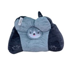 Μαξιλάρι πλάτης λούτρινο - 45cm - 71895 - Blue/Grey
