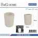 Κάδος απορριμμάτων μπάνιου πλαστικός - Beige - 21563