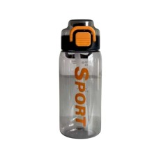 Φορητό παγούρι πλαστικό με καλαμάκι - 580ml - YS-1011 - 616311 - Black