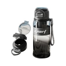 Φορητό παγούρι πλαστικό - 800ml - 616298 - Black