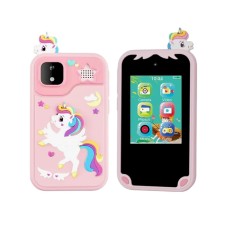 Παιδικό smartphone με κάμερα & παιχνίδια - D13 - 812860 - Pink