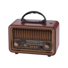 Επαναφορτιζόμενο ραδιόφωνο Retro - NS-8069BT - 880699 - Brown