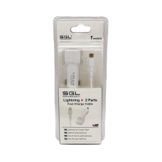 Φορτιστής αναπτήρα αυτοκινήτου - Lightning - D5-V2 - 1m - 099675