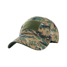 Ανδρικό καπέλο jockey στρατιωτικού τύπου - M02 - 270607 - Green/Brown