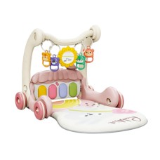 Βρεφικό γυμναστήριο & στράτα - 2in1 - 368-45B - 215344 - Pink
