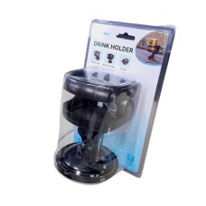 Ποτηροθήκη αυτοκινήτου με βεντούζα - 2in1 - SD-1003G - 005212 - Black