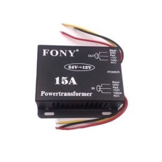 Μετασχηματιστής και μετατροπέας τάσης – 24V σε 12V – 15A Μετασχηματιστής και μετατροπέας τάσης – 24V σε 12V – 15A